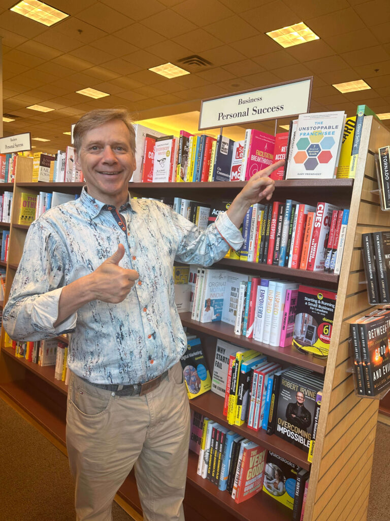 The Unstoppable Franchisee on the bookshelf