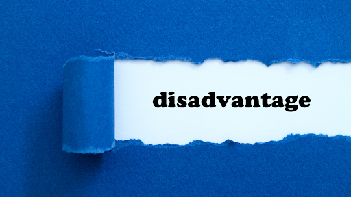 Disadvantage sign
